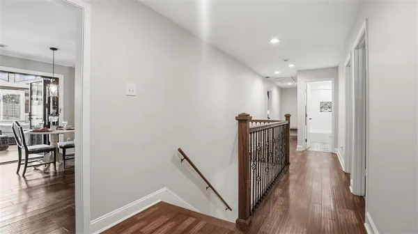 a view of a walk in closet