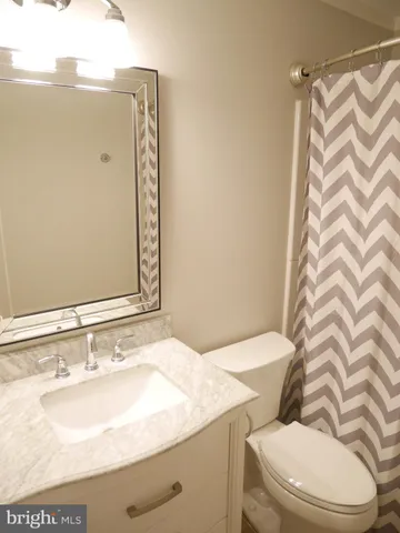 a bathroom with a sink and toilet