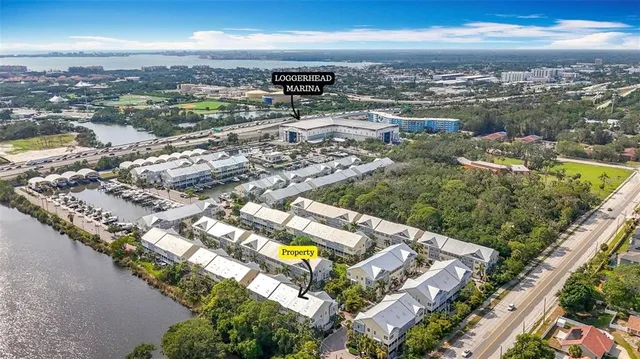 a view of a patio with swimming pool