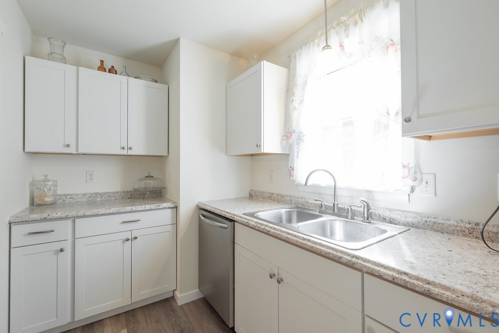 19001 Old Stage Road Dinwiddie, VA 23841 - Photo 29 of 84 a kitchen with sink and cabinets