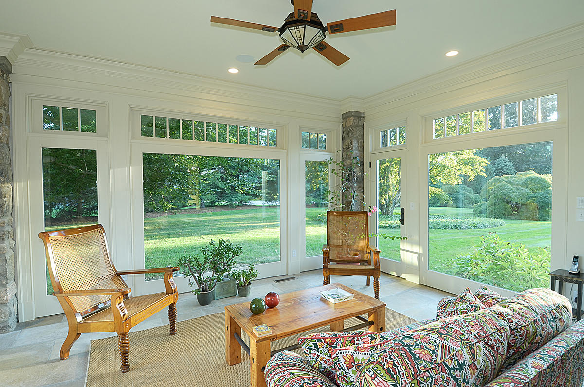 1081 Ponus Ridge Road New Canaan, CT 06840 - Photo 12 of 37 a outdoor living space with furniture and garden view