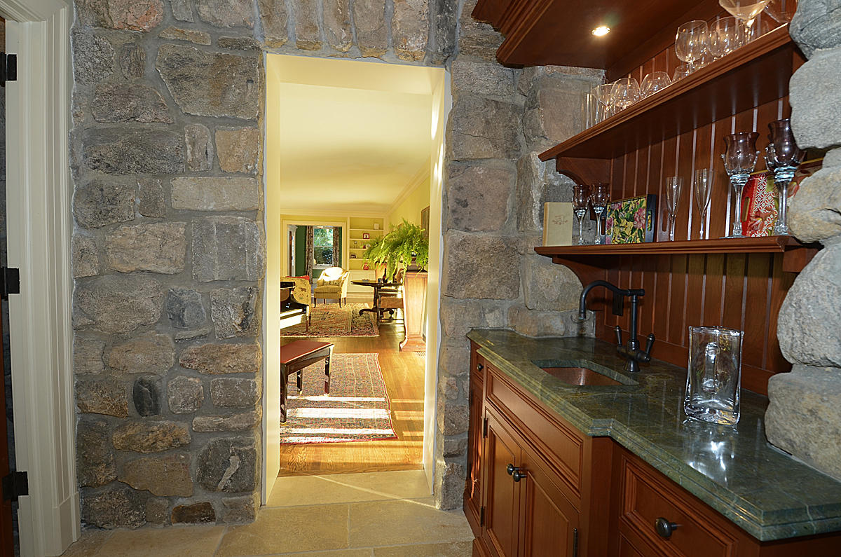 1081 Ponus Ridge Road New Canaan, CT 06840 - Photo 10 of 37 a kitchen with a sink and cabinets