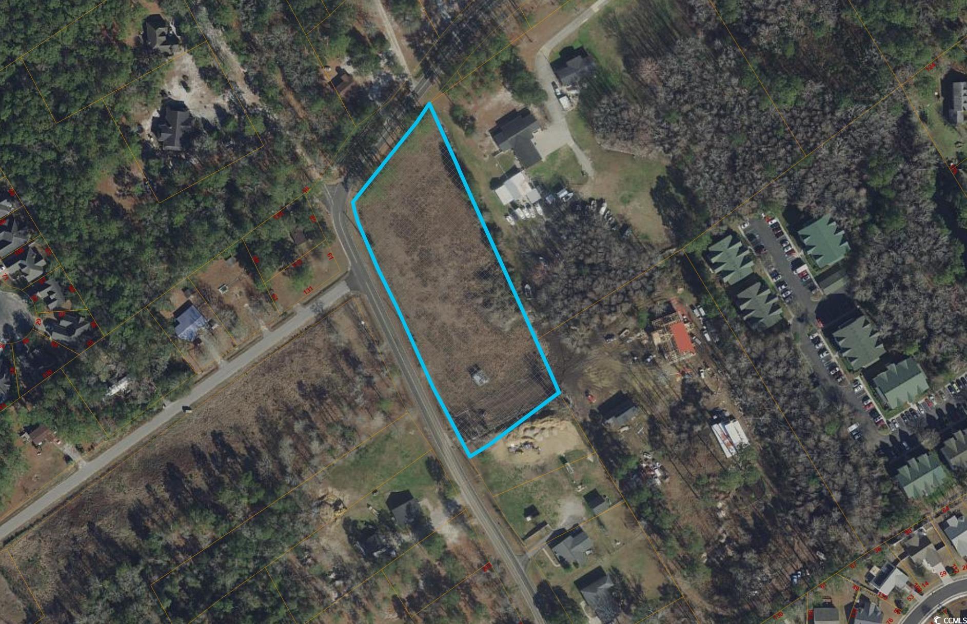 4019 Horseshoe Road North Little River, SC 29566 - Photo 7 of 7 Map / location with property boundaries highlighted