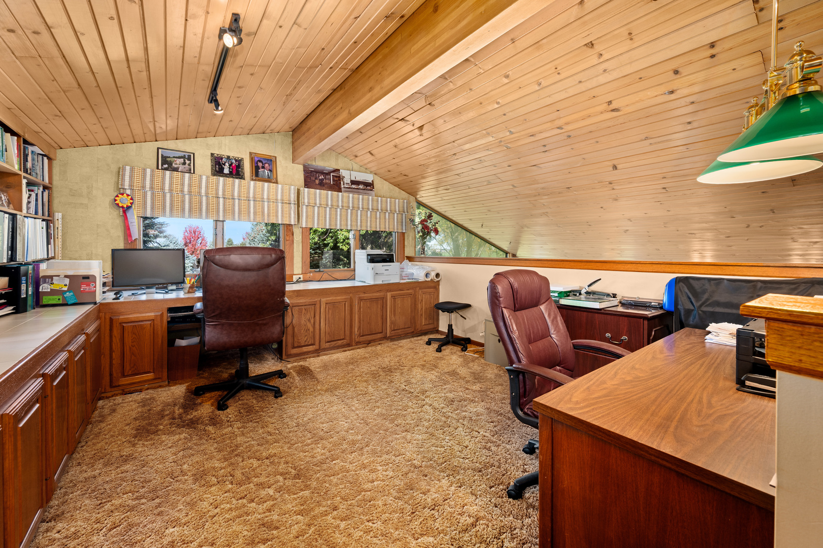 15165 Quigley Road Sycamore, IL 60178 - Photo 23 of 101 a view of a workspace with furniture and a window