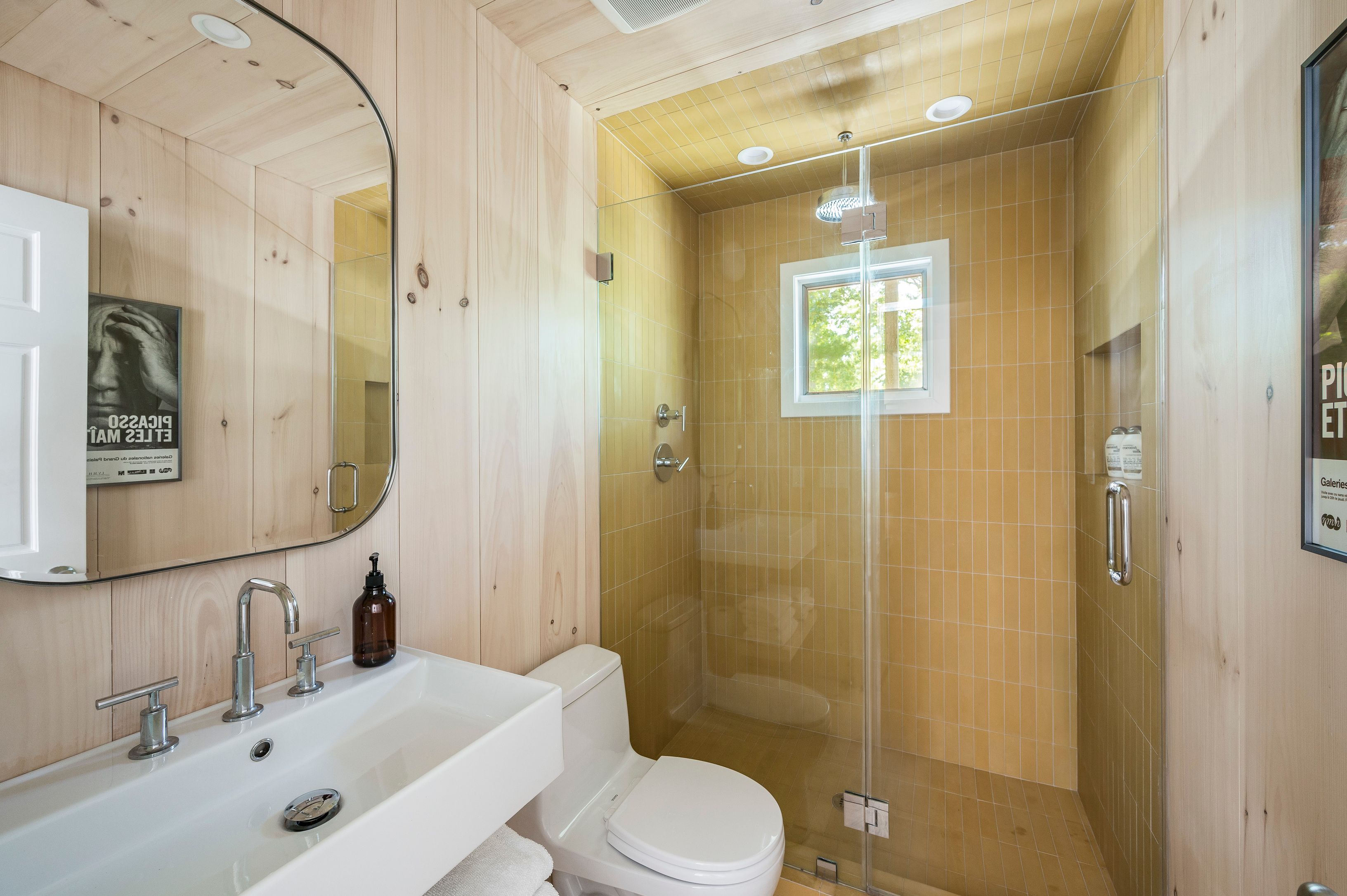 97 Swamp Road East Hampton, NY 11937 - Photo 22 of 28 a bathroom with a sink toilet and shower