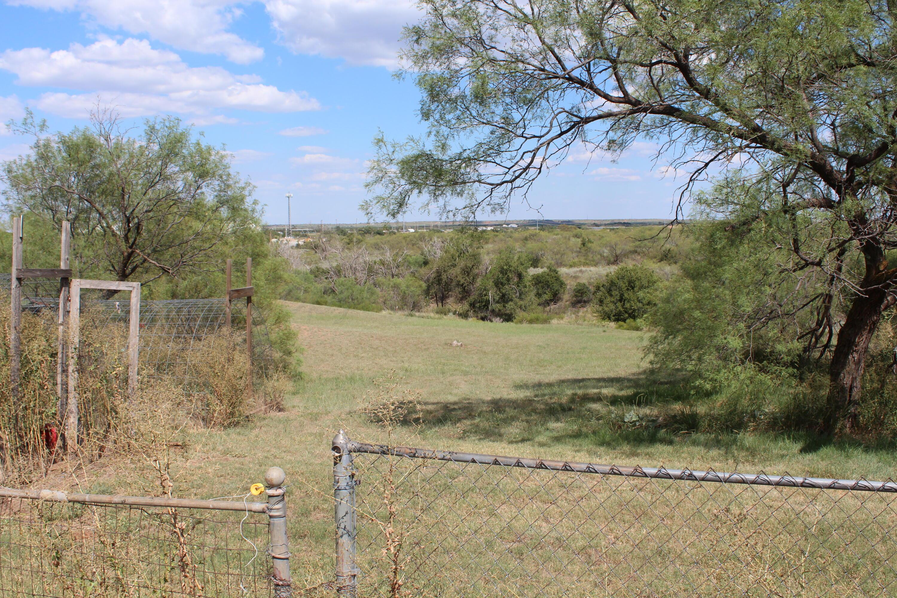 14330 Broome Road Memphis, TX 79245 - Photo 57 of 63 a view of a yard with wooden fence