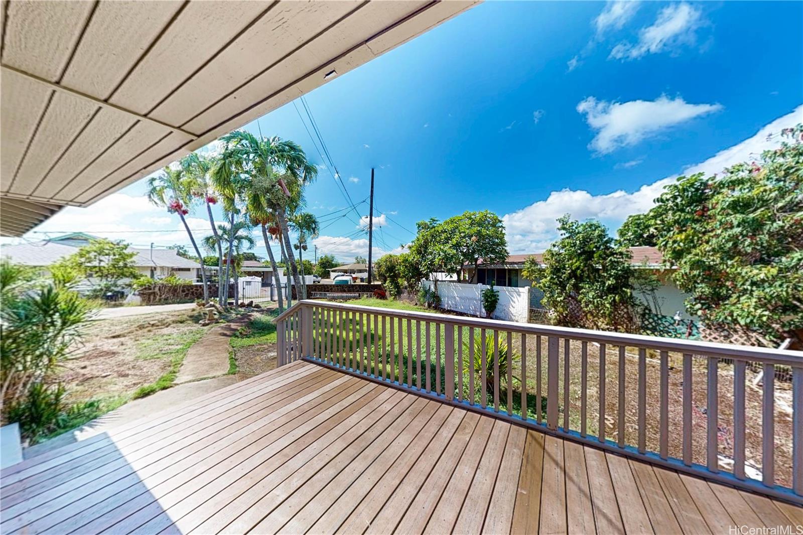 1543 Mahie Place Honolulu, HI 96818 - Photo 10 of 25 a view of balcony with wooden floor and outdoor space