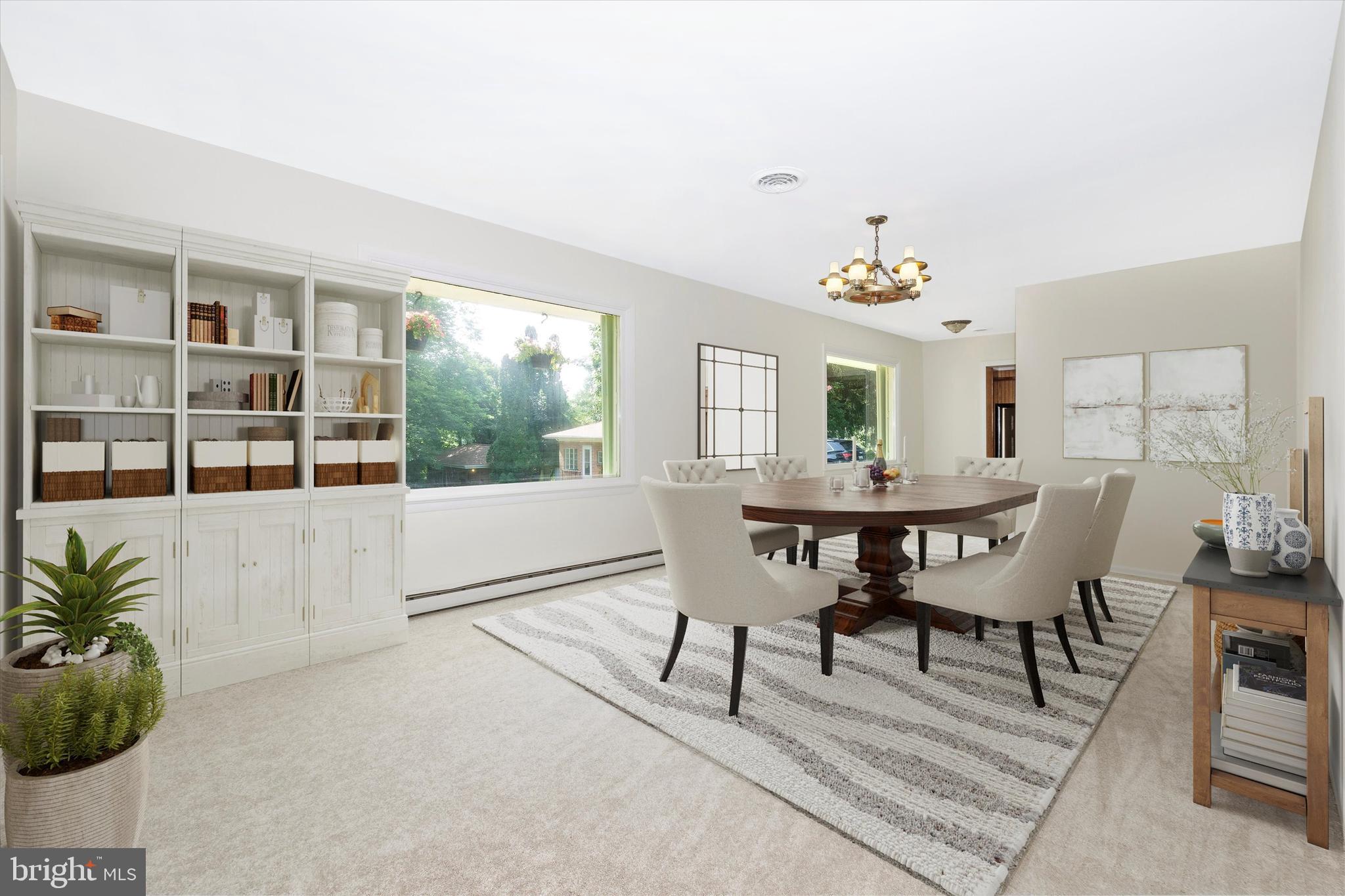 6023 Jefferson Boulevard Frederick, MD 21703 - Photo 5 of 66 Virtually Staged Dining Room