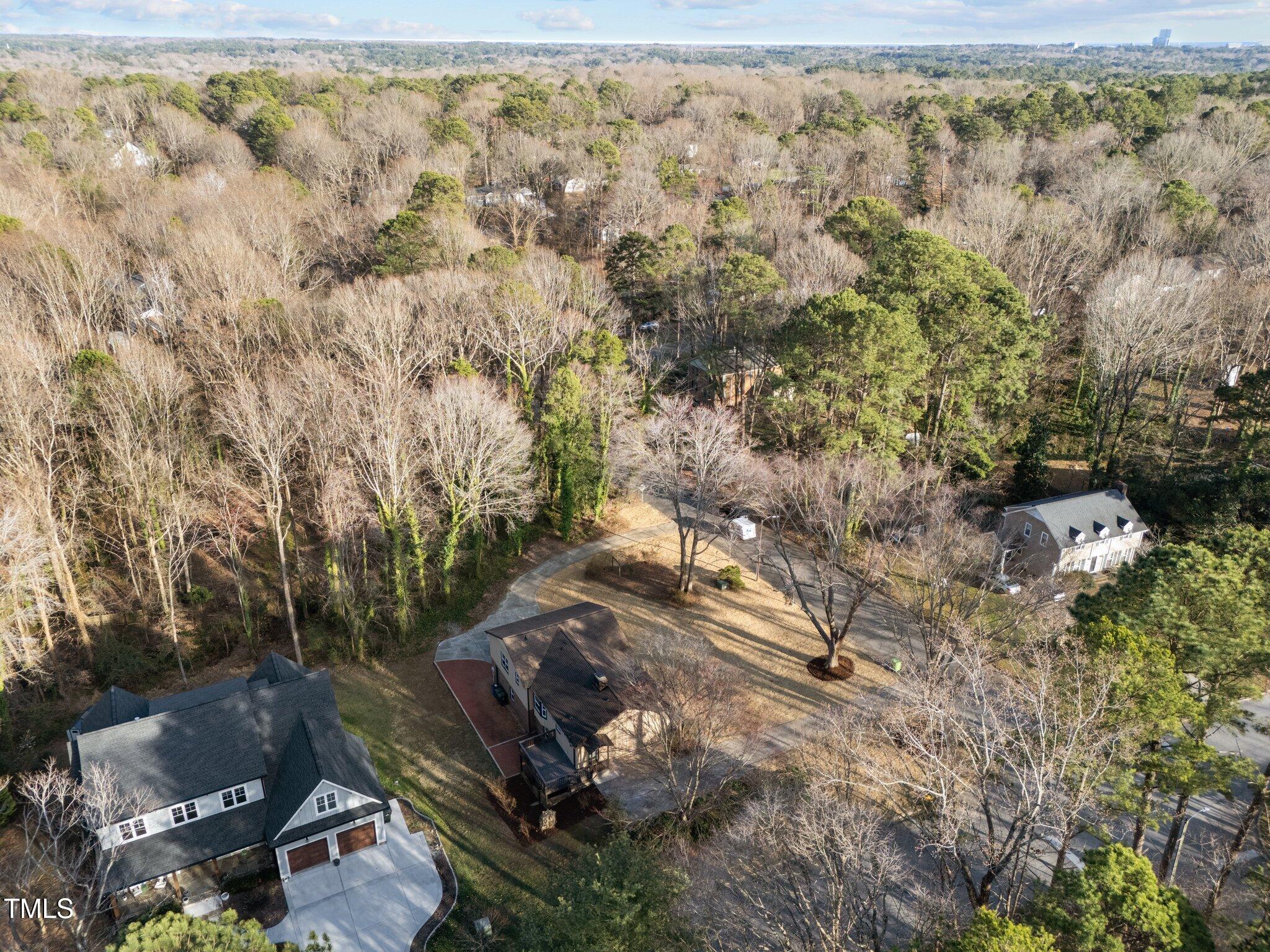2108 Rangecrest Road Raleigh, NC 27612 - Photo 36 of 38 an aerial view of residential house with outdoor space