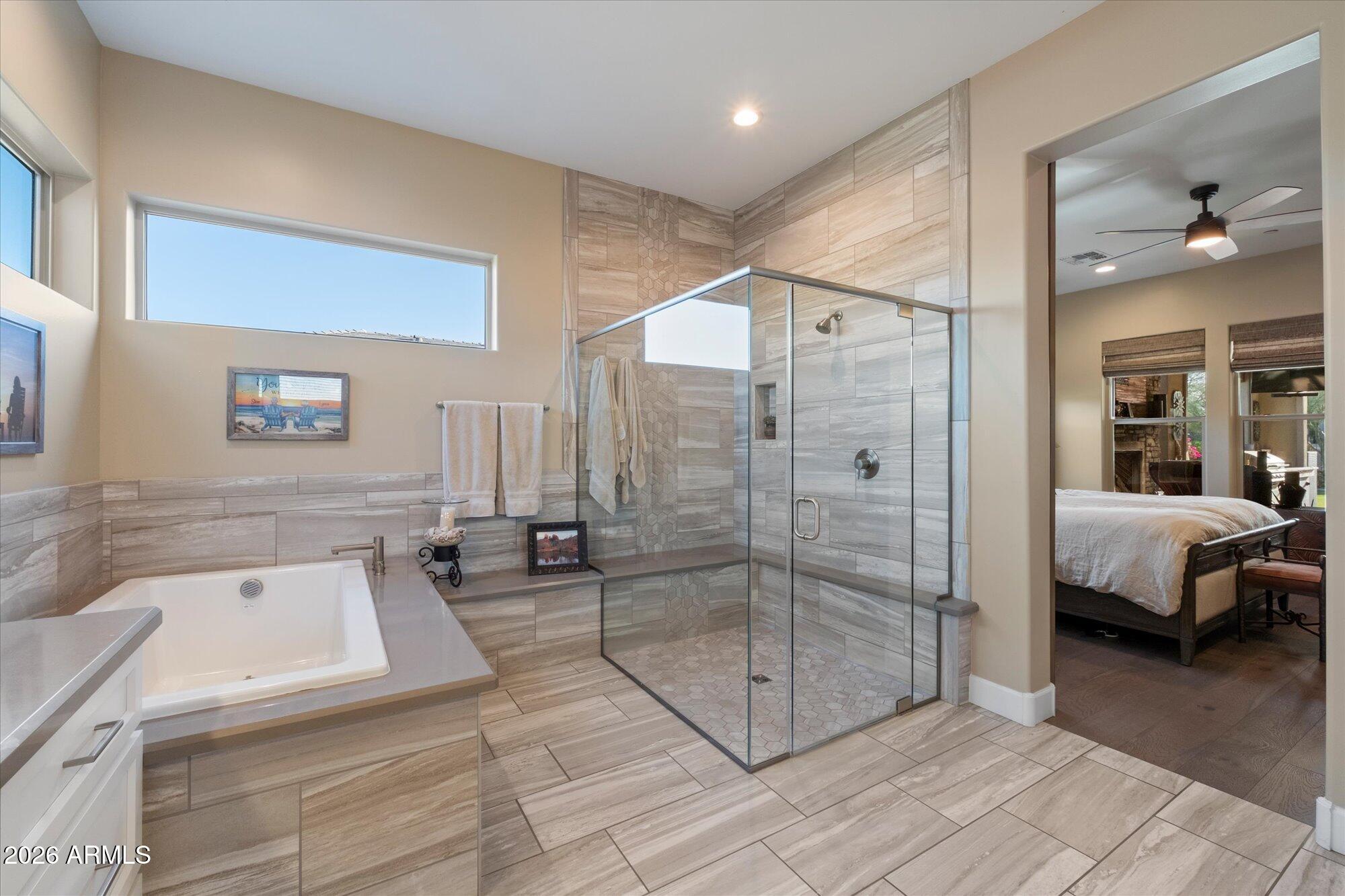 17561 Blaze Lane Rio Verde, AZ 85263 - Photo 23 of 46 a bathroom with a shower