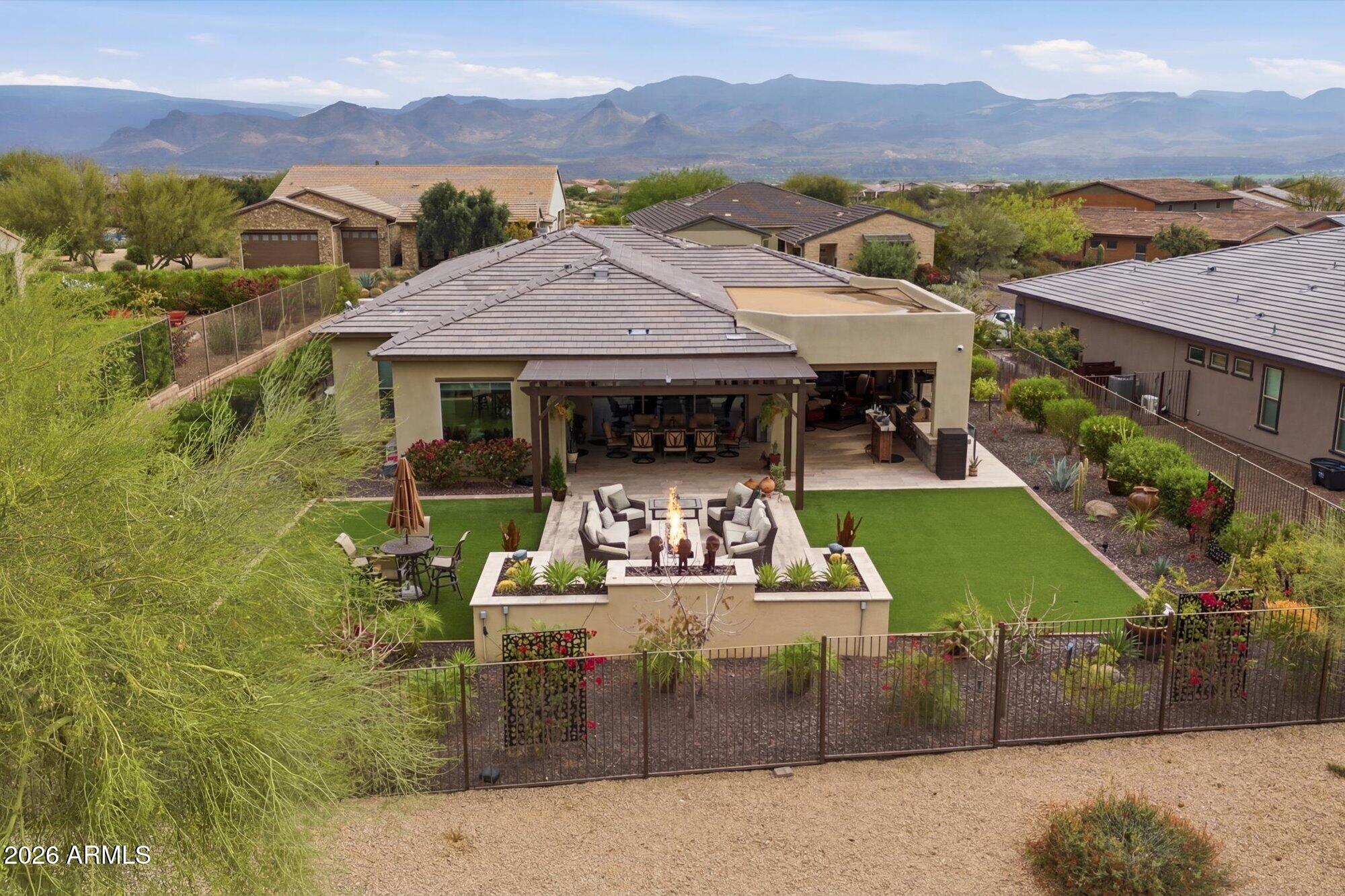 17561 Blaze Lane Rio Verde, AZ 85263 - Photo 35 of 46 a view of a town with large trees & house