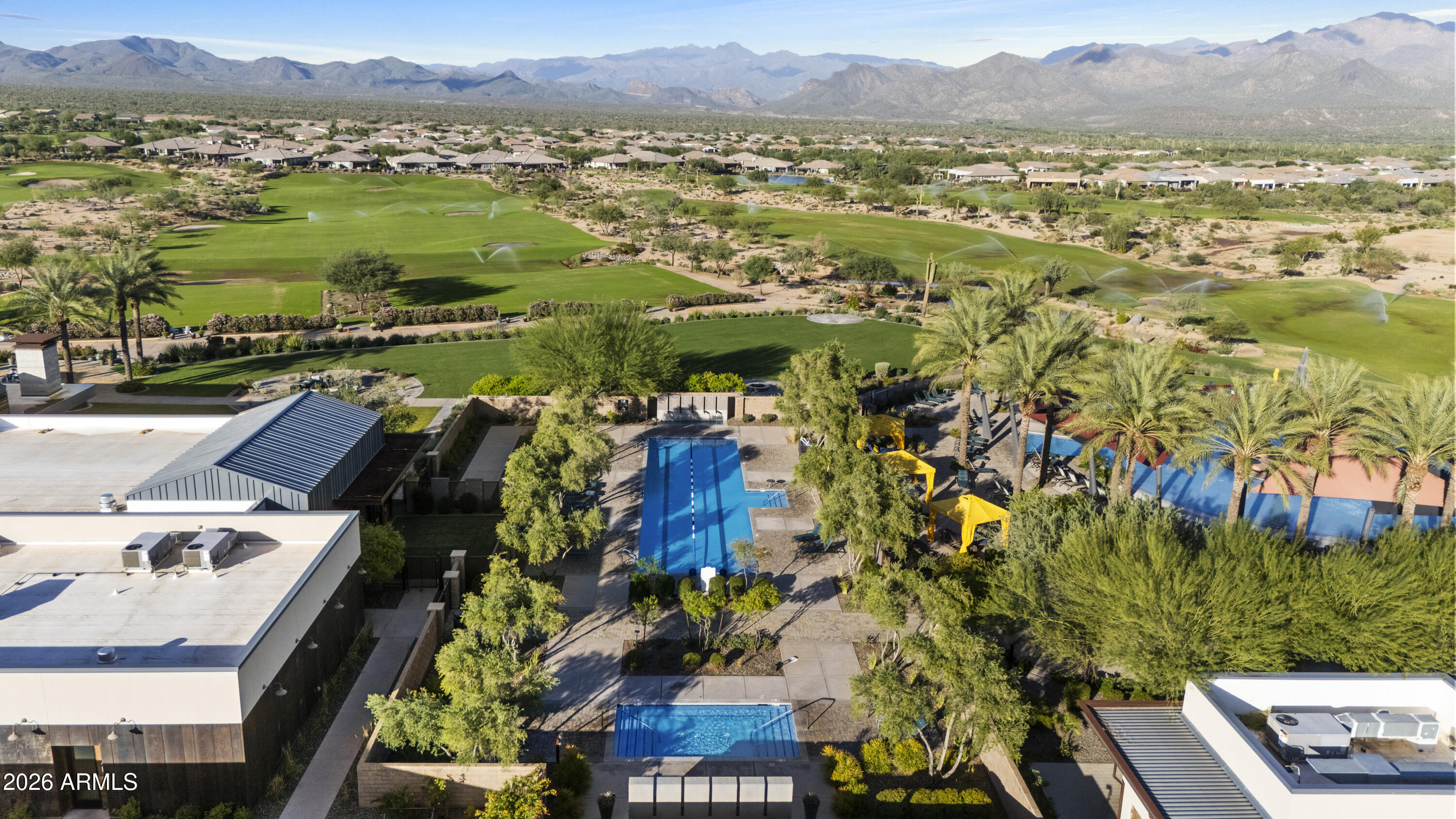 17561 Blaze Lane Rio Verde, AZ 85263 - Photo 41 of 46 an aerial view of residential houses and outdoor space