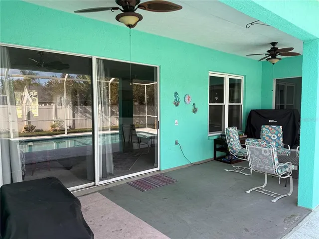 a house view with a outdoor space