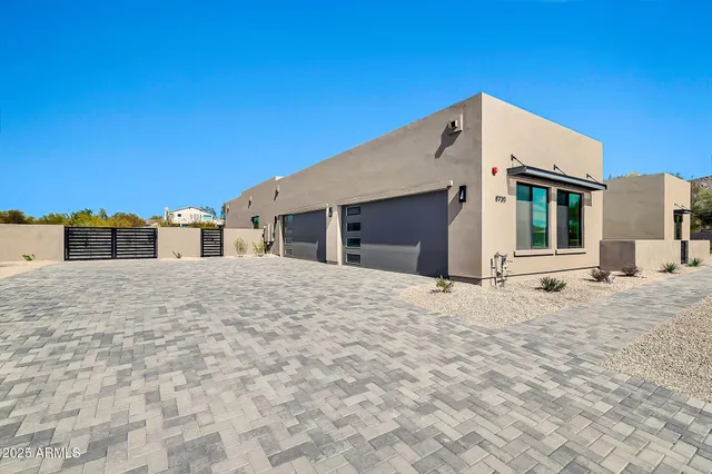a view of an empty room with a balcony