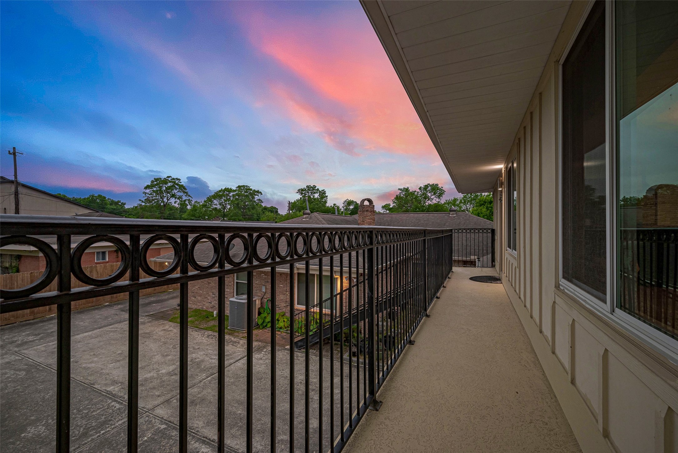8019 Colgate Street Houston, TX 77061 - Photo 25 of 27 a street view from a balcony