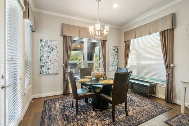 a view of a kitchen with appliances and cabinets