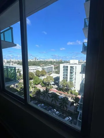 a view of sky from window