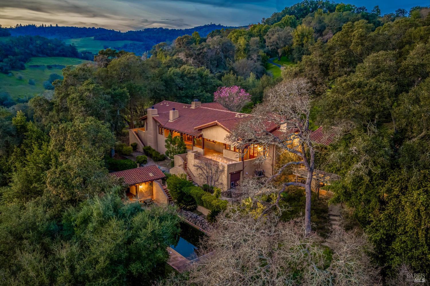 969 Rachael Road Sonoma, CA 95476 - Photo 2 of 81 an aerial view of a house with garden space and street view