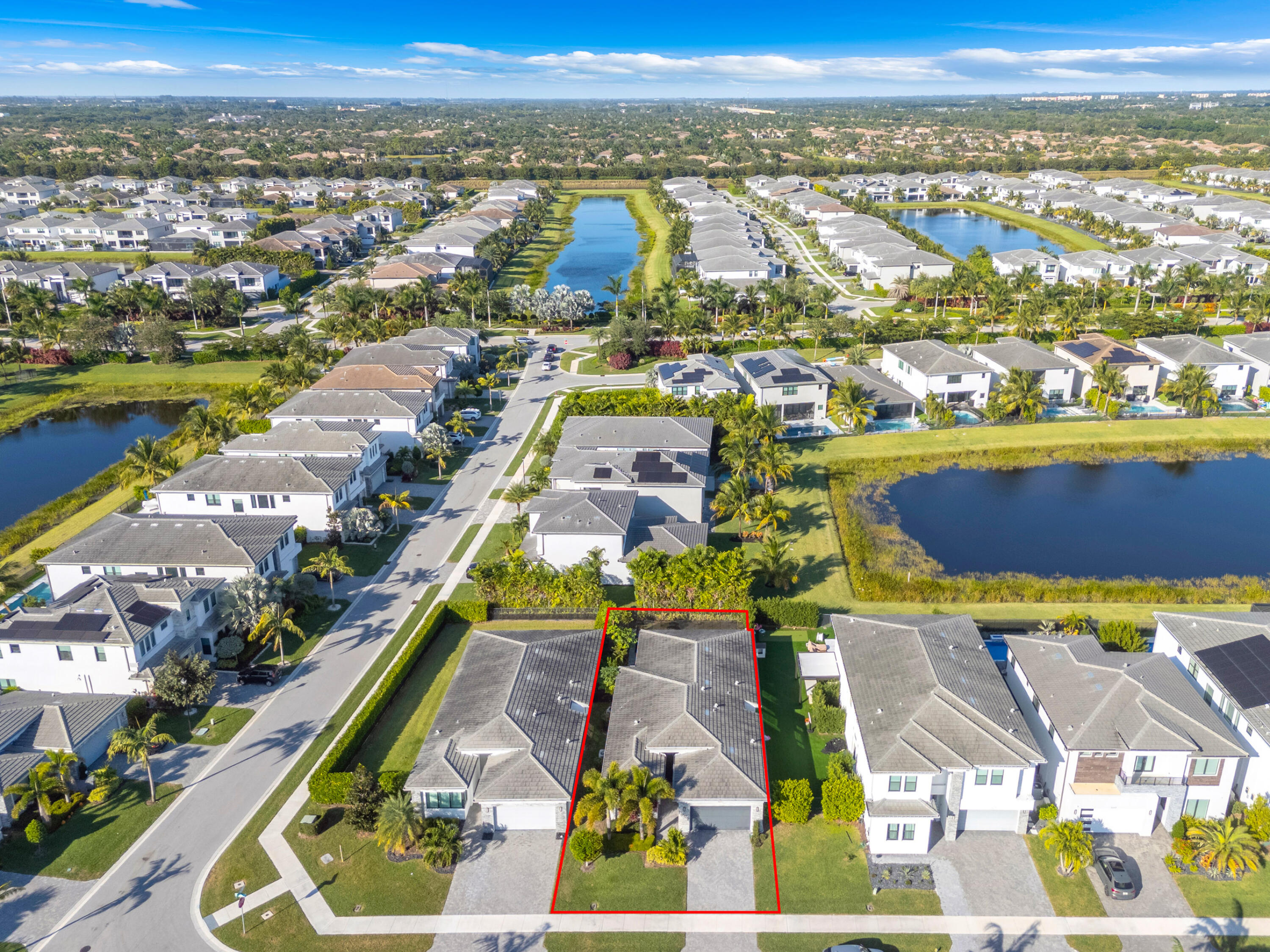 8281 Oceanus Drive Boca Raton, FL 33496 - Photo 18 of 52 an aerial view of residential houses with outdoor space