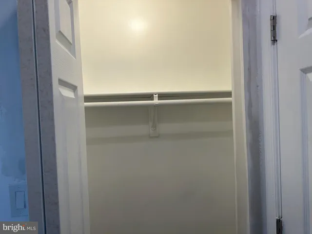 a close view of closet