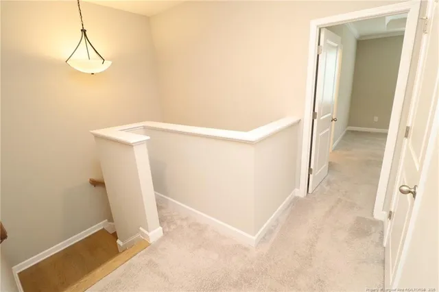 a view of a room with rack on the wall