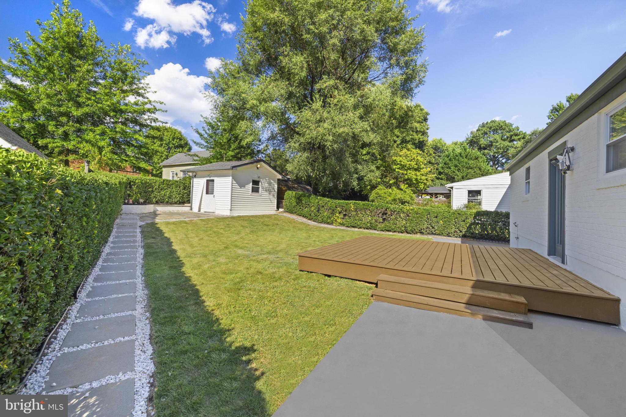 4821 Topping Road Rockville, MD 20852 - Photo 36 of 45 a view of a house with a yard