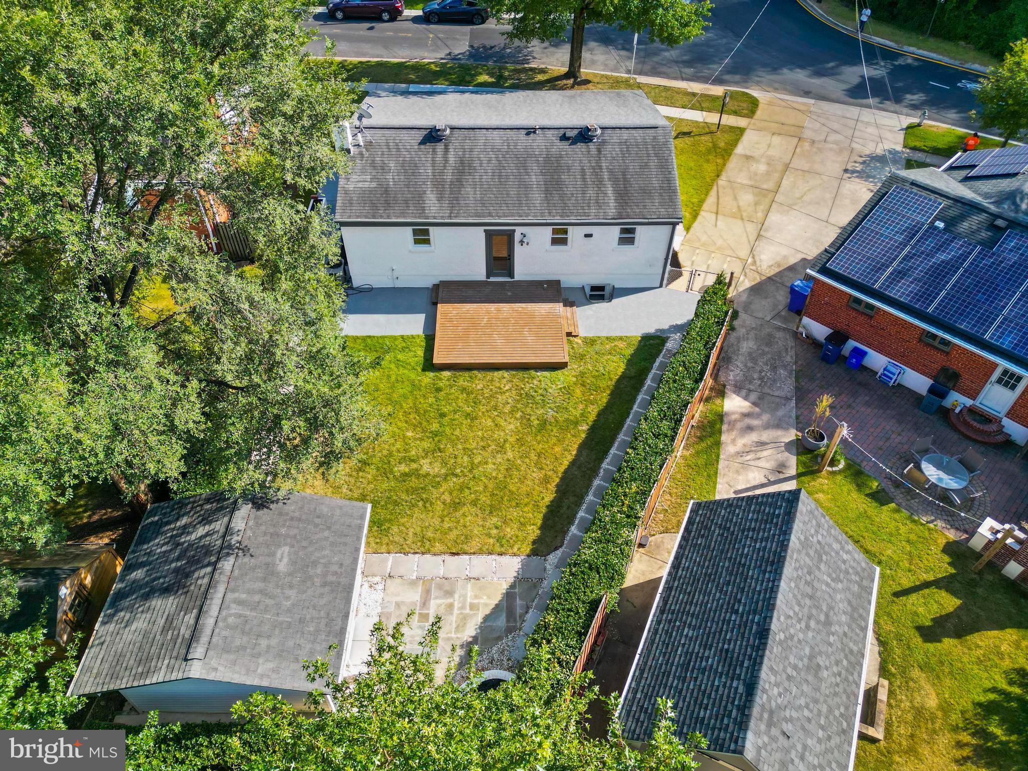 4821 Topping Road Rockville, MD 20852 - Photo 41 of 45 an aerial view of residential houses with outdoor space