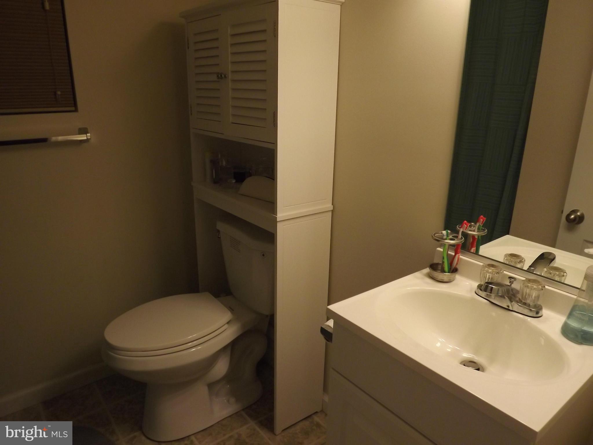 3167 Baybriar Road Baltimore, MD 21222 - Photo 25 of 30 a bathroom with a sink a toilet and mirror