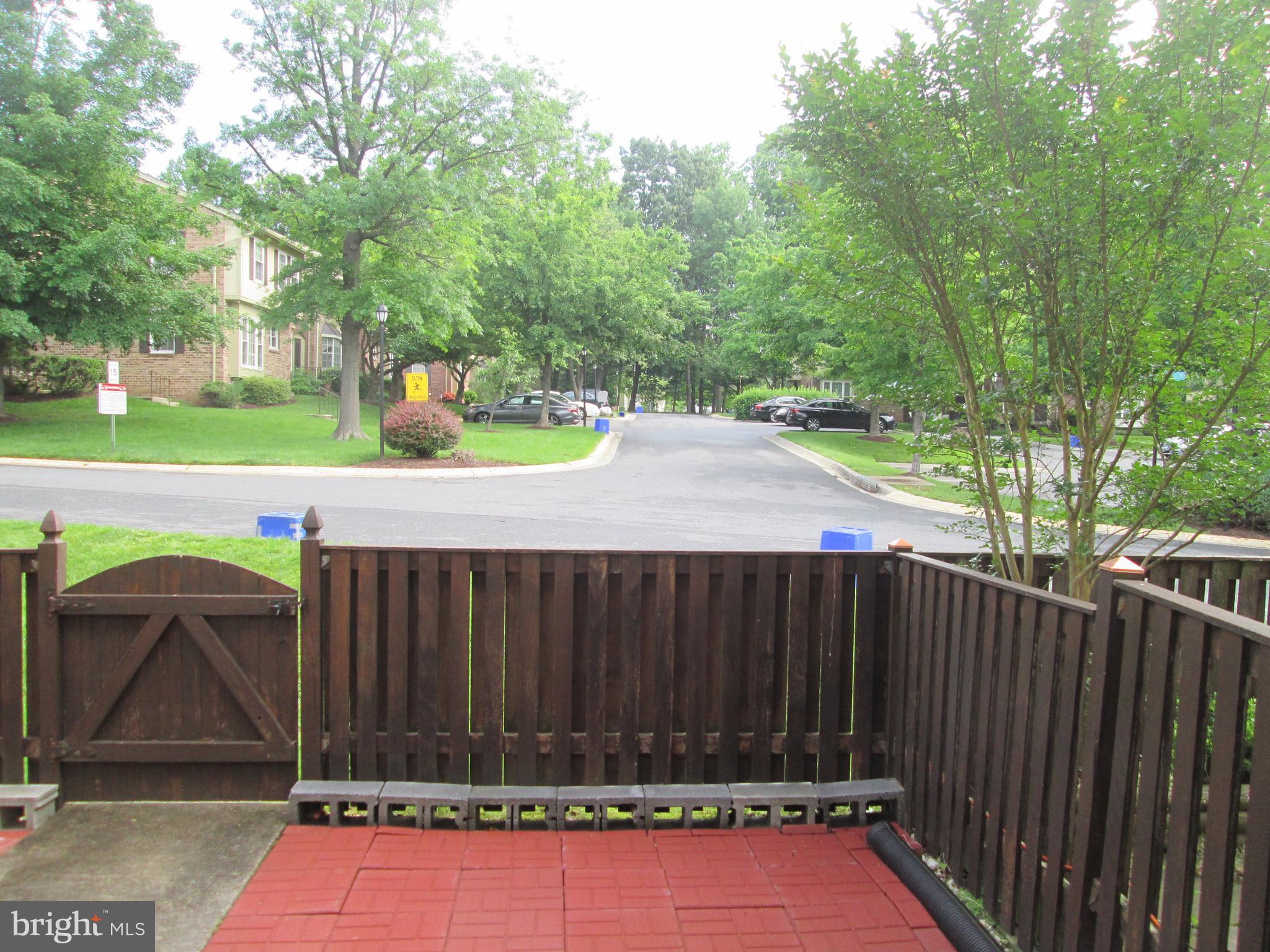 3721 Capulet Terrace, Unit 47 Silver Spring, MD 20906 - Photo 25 of 30 Fenced Patio With Gorgeous View in the Back