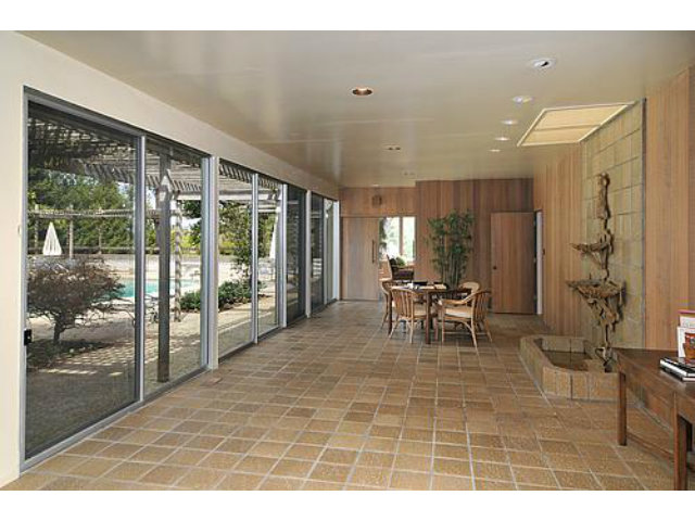 225 Robin Road Hillsborough, CA 94010 - Photo 11 of 18 a view of a dining room with furniture window and outside view