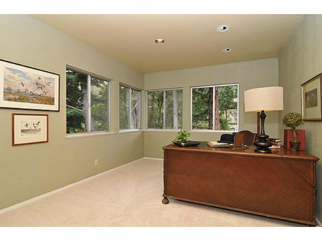 225 Robin Road Hillsborough, CA 94010 - Photo 15 of 18 a living room with furniture and a large window