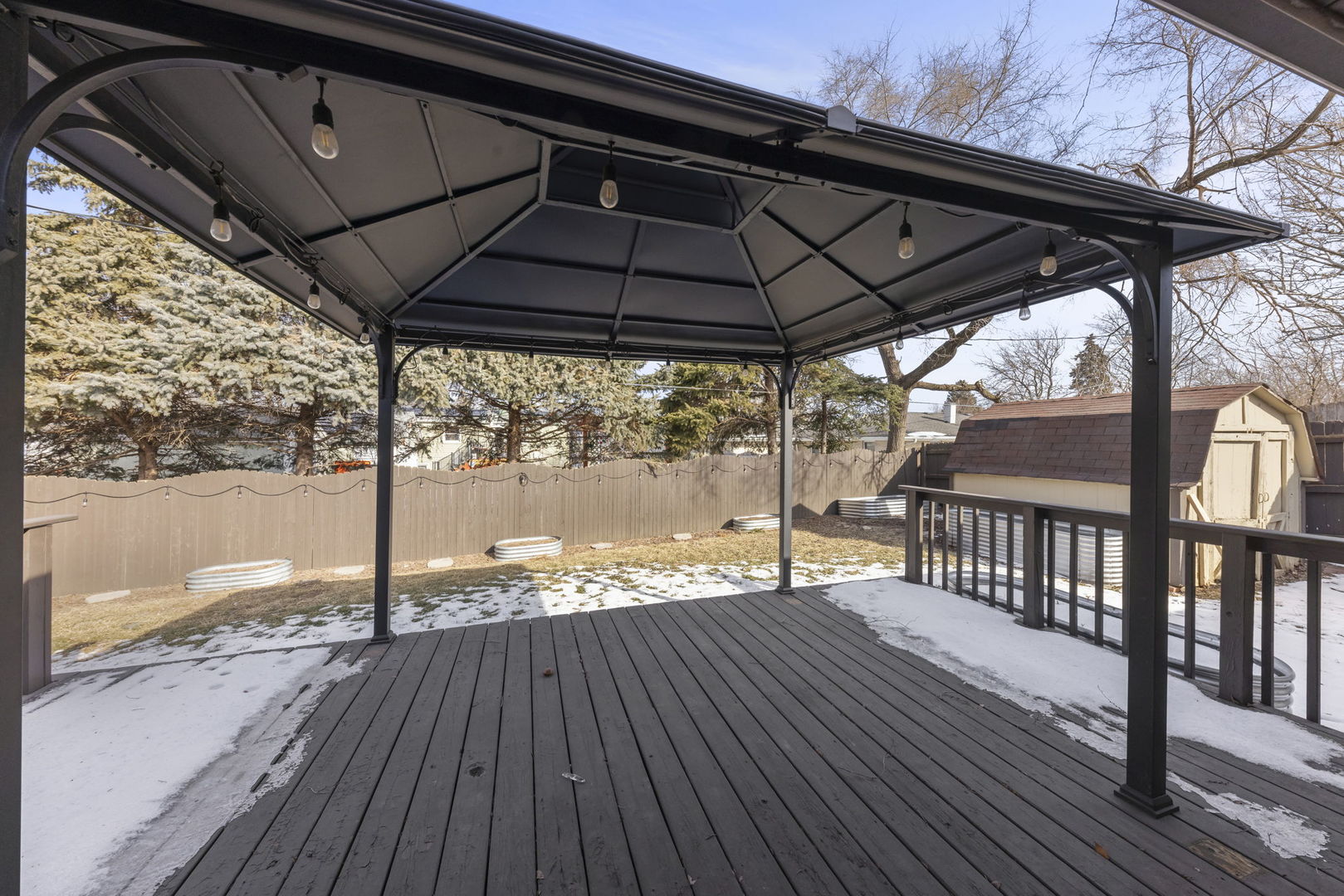 548 Jo Ann Court Lockport, IL 60441 - Photo 18 of 20 a view of a roof deck with wooden floor and outdoor space