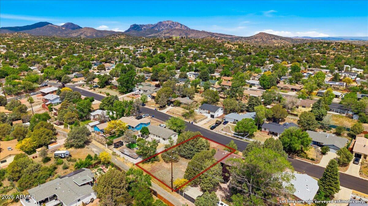 617 Flora Street, Unit 8 Prescott, AZ 86301 - Photo 5 of 7 3-Aerial View SE