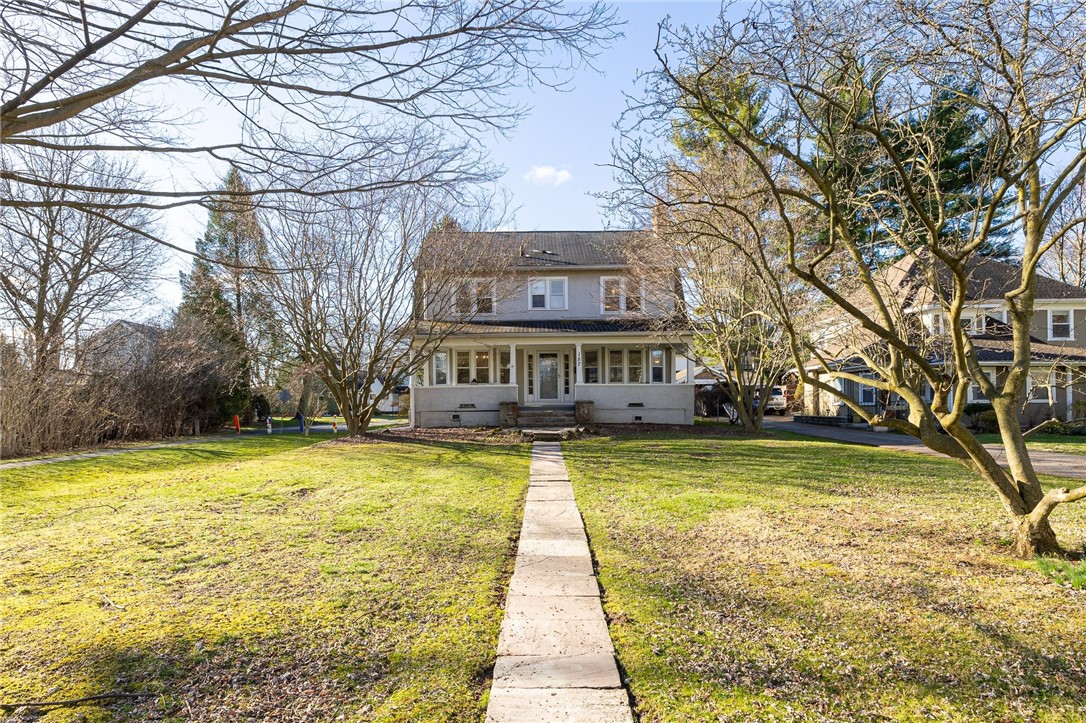 157 Sunset Drive Brighton, NY 14618 - Photo 1 of 32 Classic Blue Stone Walkway to Oversized front porc