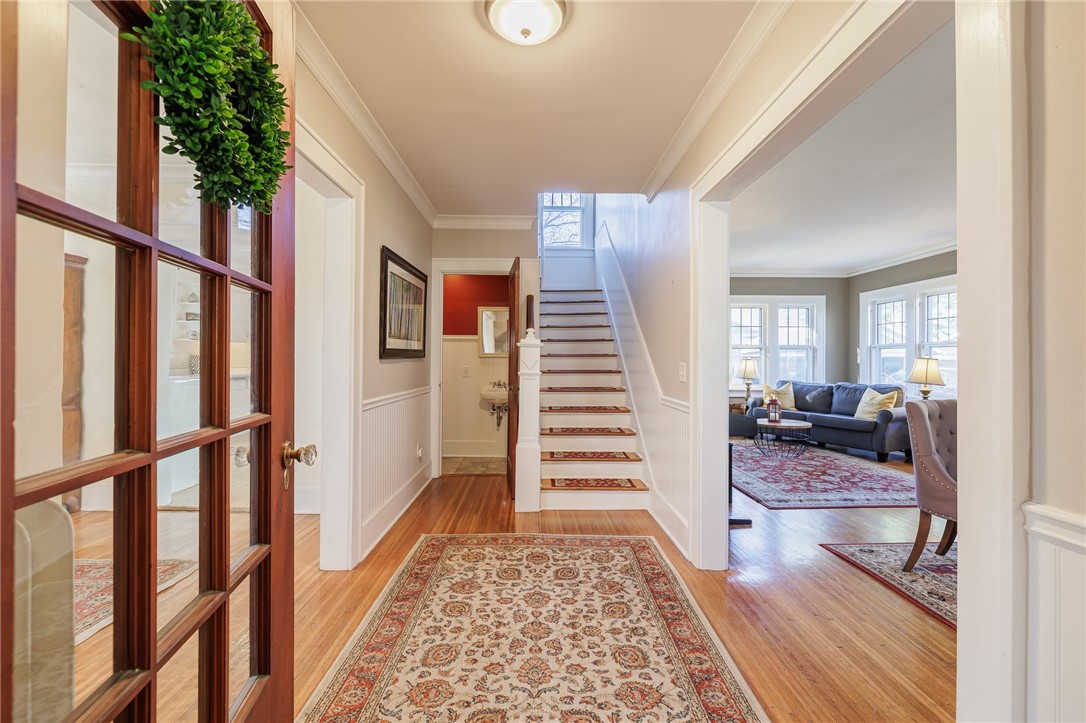 157 Sunset Drive Brighton, NY 14618 - Photo 11 of 32 Welcome Home Front Foyer with classic staircase