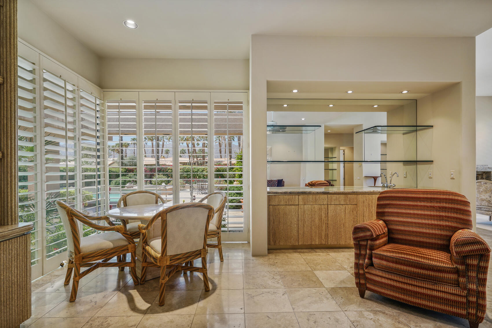 79140 Jack Rabbit Trail La Quinta, CA 92253 - Photo 28 of 61 a view of a dining room with furniture and a window