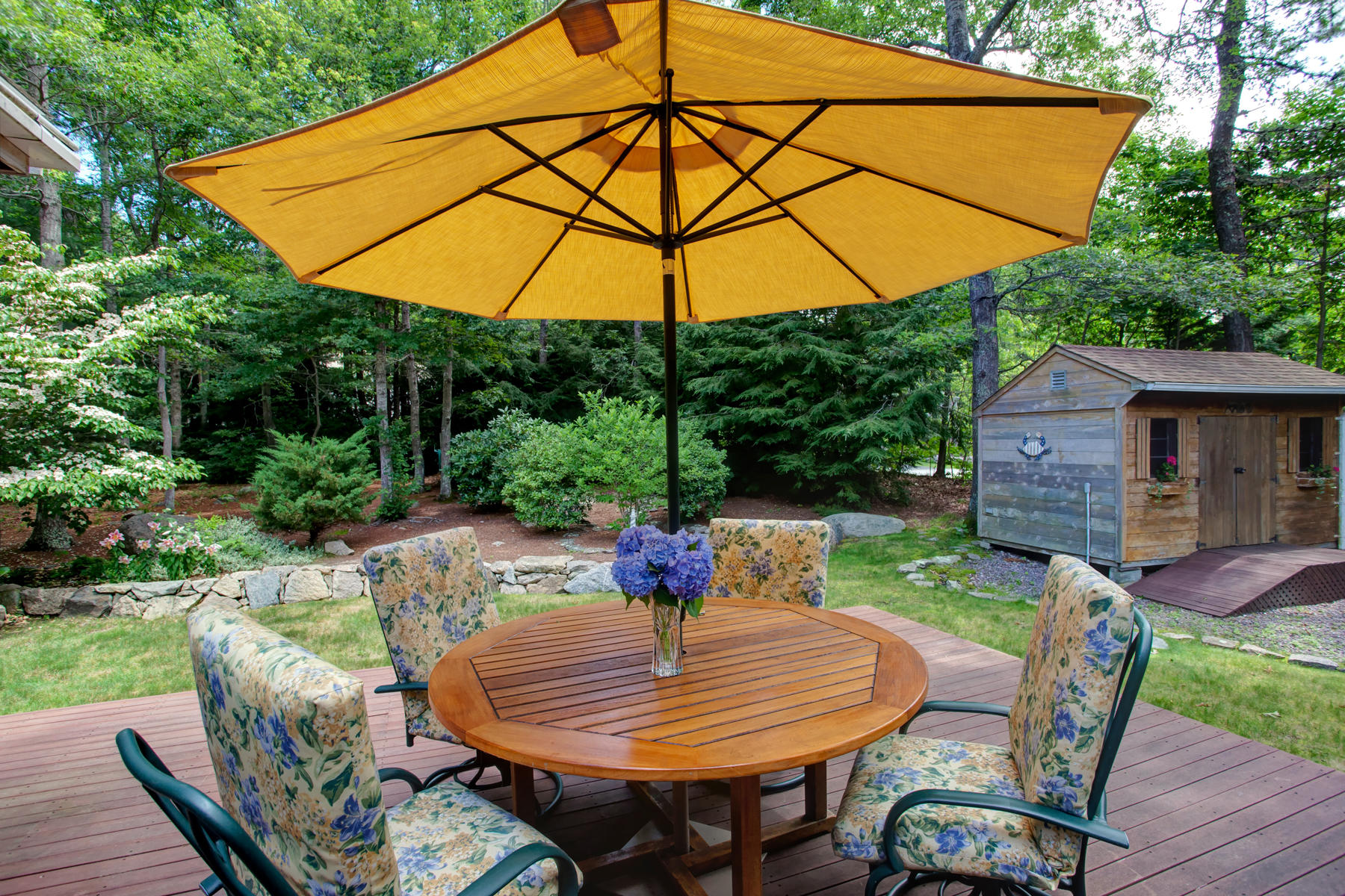 18 Frederick Road Falmouth, MA 02540 - Photo 30 of 62 a outdoor view with a seating space