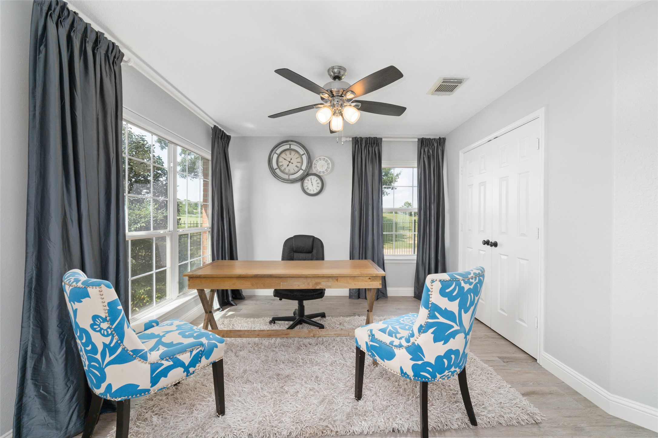 24203 Moon Ridge Court Katy, TX 77494 - Photo 7 of 43 Bright home office with large windows and picture perfect views.