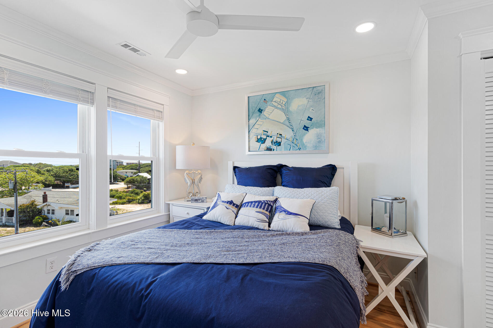 1010 Salter Path Road, Unit 6 MARINER'S POINT Indian Beach, NC 28512 - Photo 16 of 39 Primary bedroom with ocean views