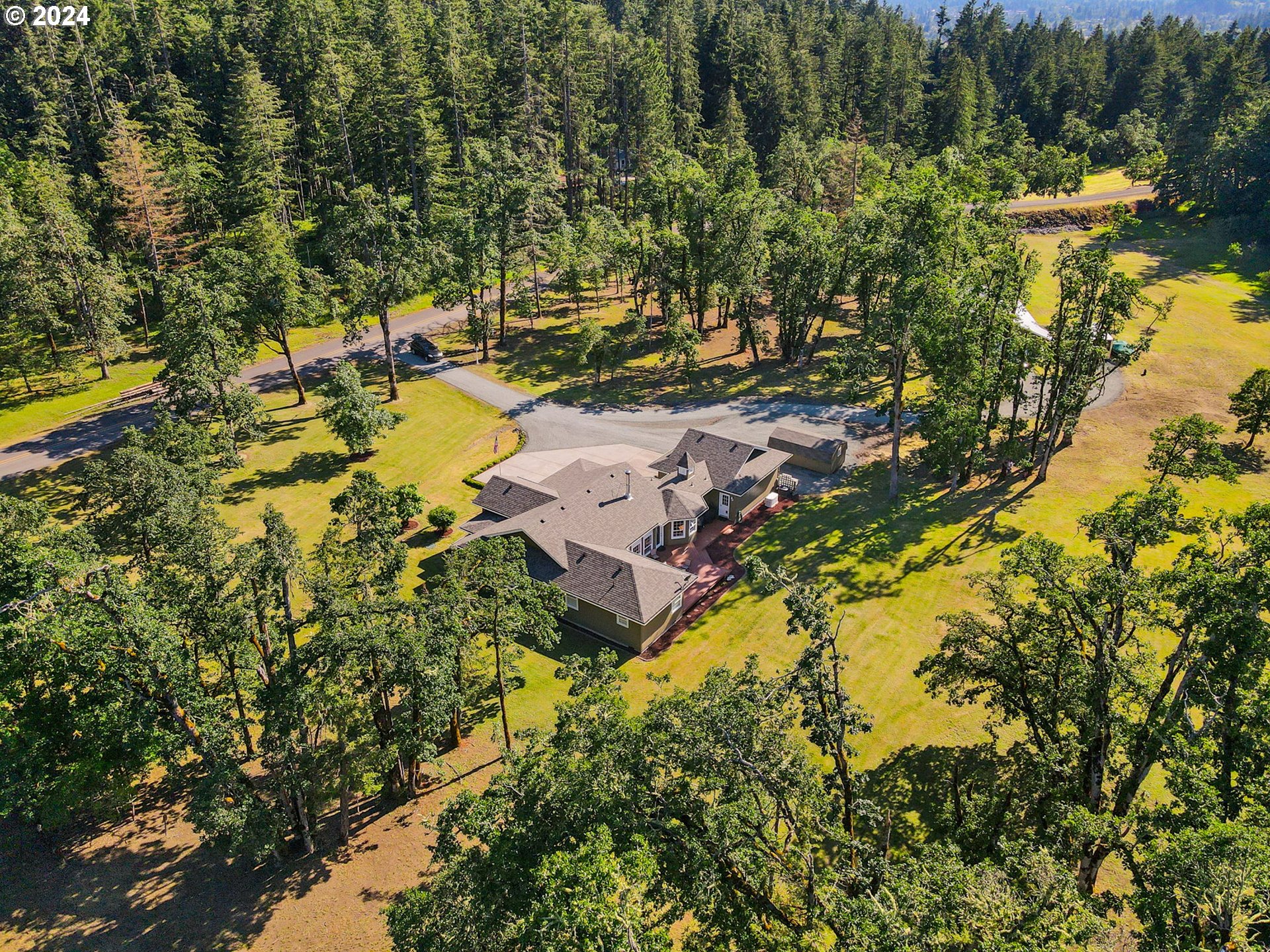 33482 Molitor Ranch Road Cottage Grove, OR 97424 - Photo 43 of 48 a view of a houses with a yard