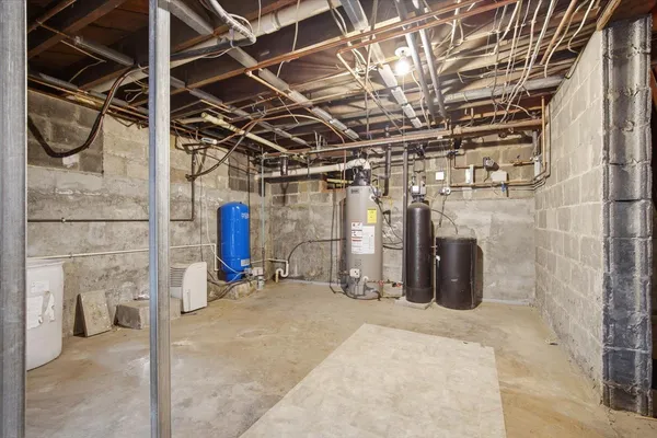 a view of a storage room