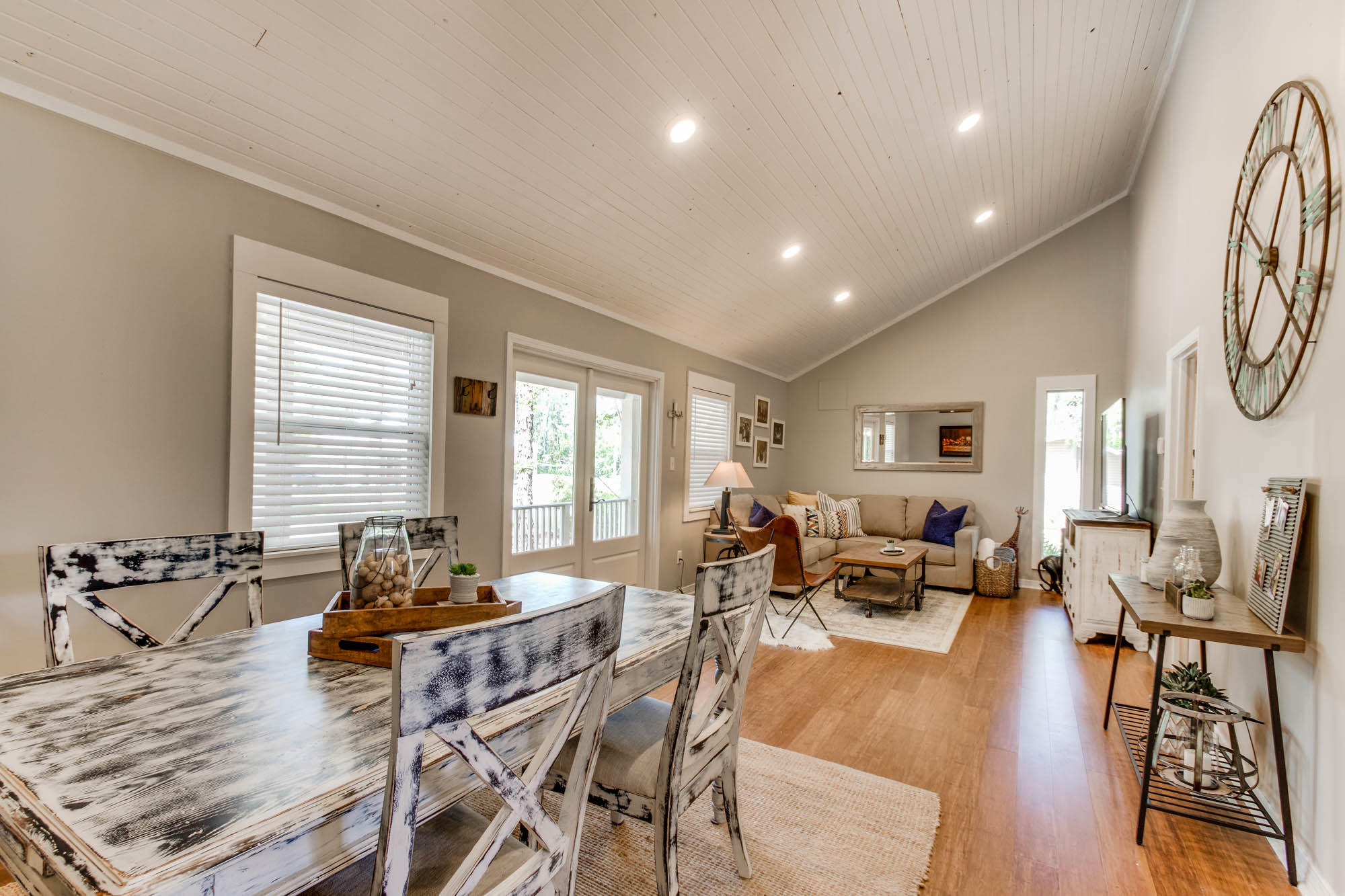 46 Cypress Pond Road Santa Rosa Beach, FL 32459 - Photo 12 of 36 a living room with furniture or couch and a wooden floor