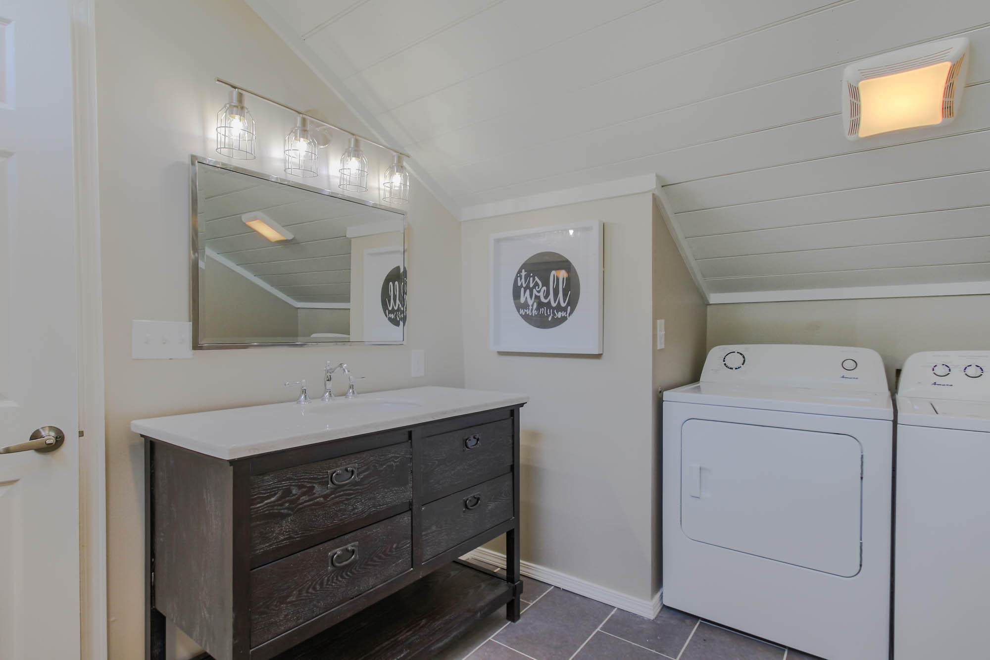 46 Cypress Pond Road Santa Rosa Beach, FL 32459 - Photo 27 of 36 a bathroom with a sink a vanity and a mirror