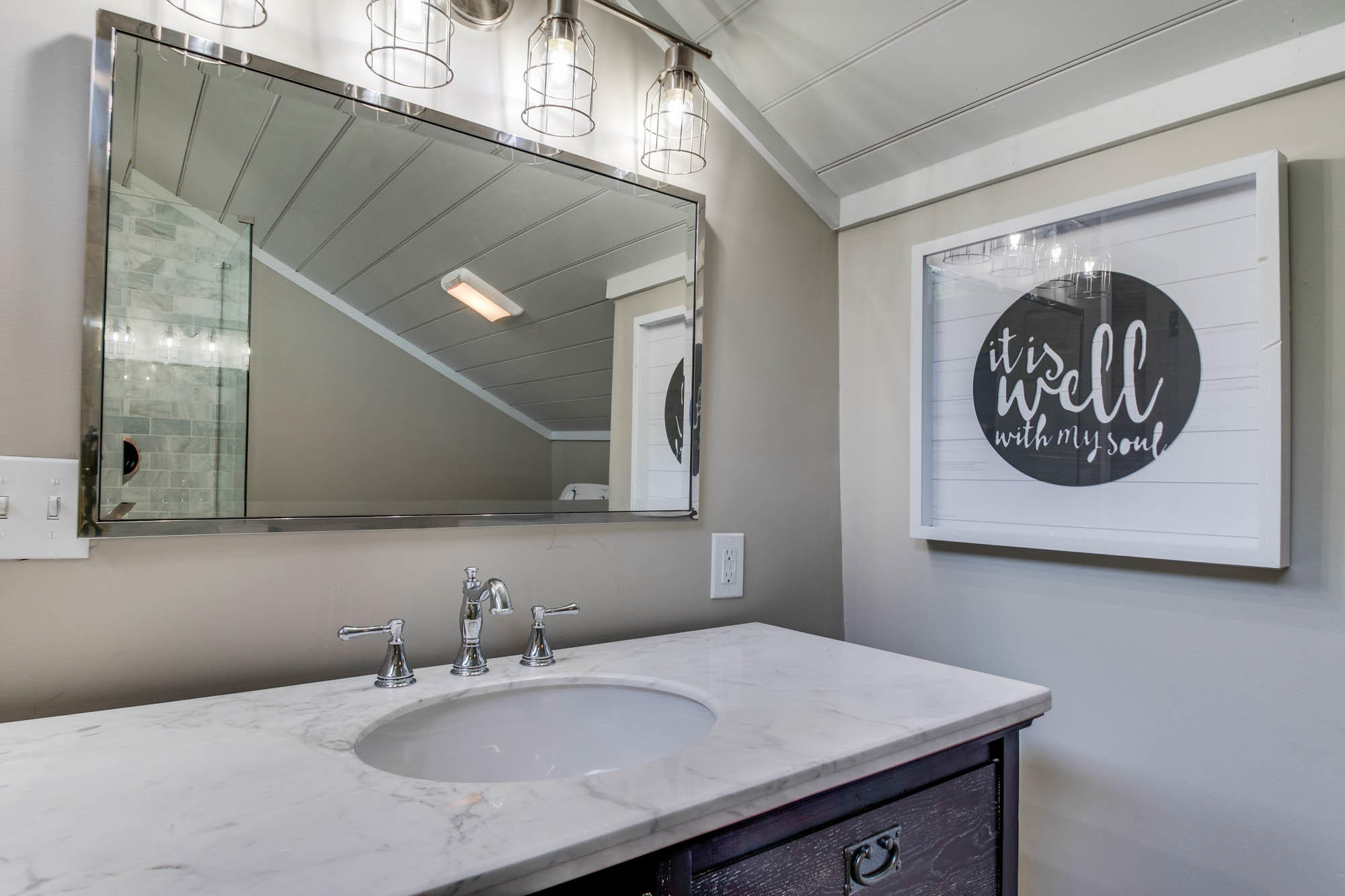 46 Cypress Pond Road Santa Rosa Beach, FL 32459 - Photo 28 of 36 a bathroom with a sink and a mirror