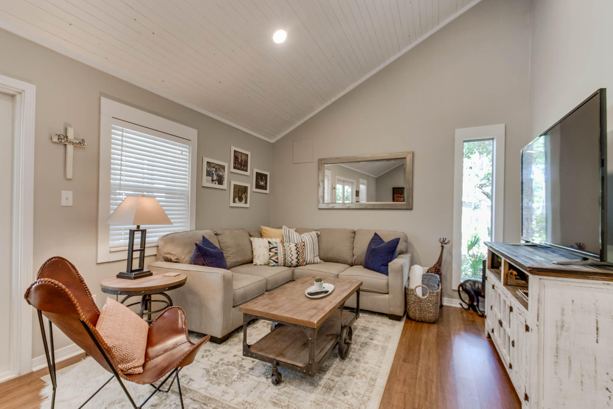 46 Cypress Pond Road Santa Rosa Beach, FL 32459 - Photo 8 of 36 a living room with furniture and wooden floor