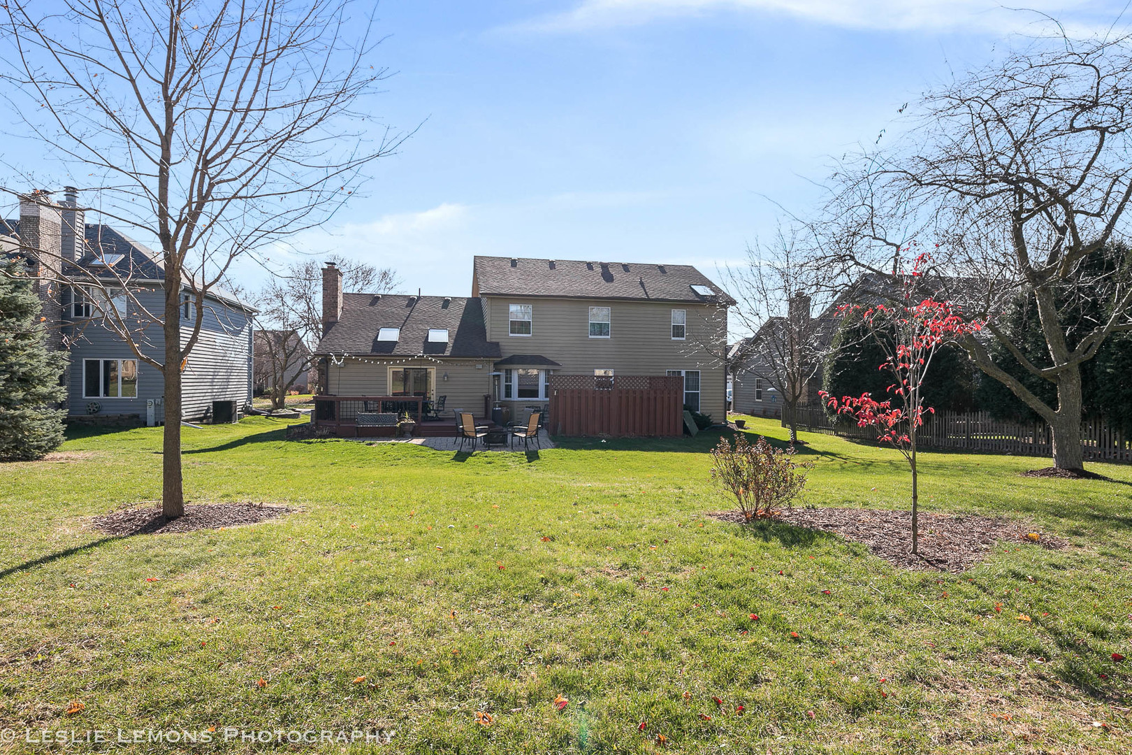 217 West Bailey Road Naperville, IL 60565 - Photo 20 of 24 a view of a house with backyard and trees