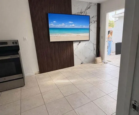 a view of empty room