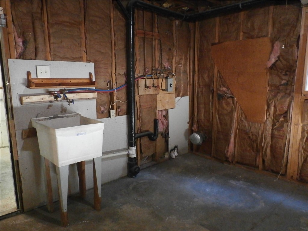 150 Fenner Hill Road Hopkinton, RI 02832 - Photo 12 of 16 Lower Level Workshop & Laundry Area