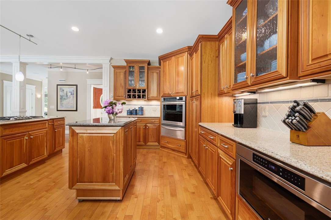 2271 Middle Road East Greenwich, RI 02818 - Photo 16 of 50 Stainless appliances, built-in microwave, wall oven and warming drawer