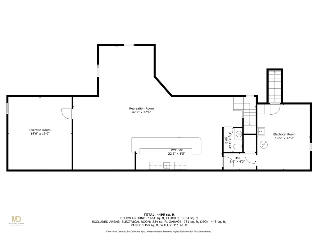2271 Middle Road East Greenwich, RI 02818 - Photo 50 of 50 Lower Level Floor Plan